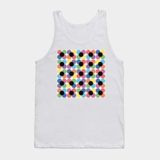 Psychedelic Rainbow Flowers Tank Top